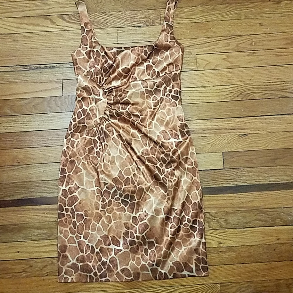 Golden Midi Dress